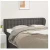 Image de Hoofdbord met randen 147x23x78/88 cm kunstleer grijs3117238