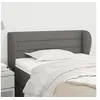 Image de Hoofdbord met randen 83x23x78/88 cm stof donkergrijs3117259