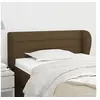 Image de Hoofdbord met randen 103x23x78/88 cm stof donkerbruin3117277