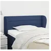 Image de Hoofdbord met randen 103x23x78/88 cm stof blauw3117280