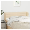 Image de Hoofdbord met randen 147x23x78/88 cm stof cràmekleurig3117287