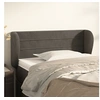 Image de Hoofdbord met randen 83x23x78/88 cm fluweel donkergrijs3117315