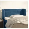 Image de Hoofdbord met randen 103x23x78/88 cm fluweel donkerblauw3117330
