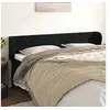 Image de Hoofdbord met randen 183x23x78/88 cm fluweel zwart3117346