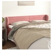 Image de Hoofdbord met randen 183x23x78/88 cm fluweel roze3117349