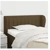 Image de Hoofdbord met randen 83x23x78/88 cm stof donkerbruin3117359