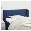 Image de Hoofdbord met randen 83x23x78/88 cm stof blauw3117362