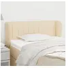 Image de Hoofdbord met randen 93x23x78/88 cm stof cràmekleurig3117369