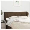 Image de Hoofdbord met randen 147x23x78/88 cm stof donkerbruin3117383