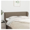 Image de Hoofdbord met randen 147x23x78/88 cm stof taupe3117384