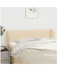 Image de Hoofdbord met randen 147x23x78/88 cm stof cràmekleurig3117385