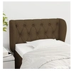 Image de Hoofdbord met randen 83x23x78/88 cm stof donkerbruin3117457