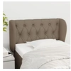 Image de Hoofdbord met randen 83x23x78/88 cm stof taupe3117458