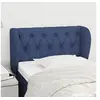 Image de Hoofdbord met randen 83x23x78/88 cm stof blauw3117460