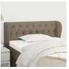 Image de Hoofdbord met randen 93x23x78/88 cm stof taupe3117466
