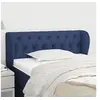 Image de Hoofdbord met randen 93x23x78/88 cm stof blauw3117468
