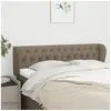 Image de Hoofdbord met randen 163x23x78/88 cm stof taupe3117490