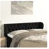 Image de Hoofdbord met randen 147x23x78/88 cm fluweel zwart3117530