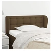 Image de Hoofdbord met randen 83x23x78/88 cm stof donkerbruin3117555