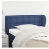 Image de Hoofdbord met randen 83x23x78/88 cm stof blauw3117558