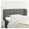 Image de Hoofdbord met randen 93x23x78/88 cm stof donkergrijs3117561
