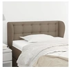 Image de Hoofdbord met randen 93x23x78/88 cm stof taupe3117564