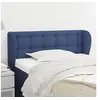 Image de Hoofdbord met randen 93x23x78/88 cm stof blauw3117566