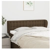Image de Hoofdbord met randen 147x23x78/88 cm stof donkerbruin3117579