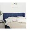 Image de Hoofdbord met randen 147x23x78/88 cm stof blauw3117582