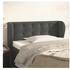 Image de Hoofdbord met randen 103x23x78/88 cm fluweel donkergrijs3117621