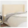Image de Hoofdbord met randen 203x23x118/128 cm stof cràmekleurig3117703