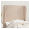 Image de Hoofdbord met randen 93x23x118/128 cm kunstleer cappuccinokleur3117759
