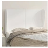 Image de Hoofdbord met randen 147x23x118/128 cm kunstleer wit3117767