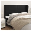 Image de Hoofdbord met randen 163x23x118/128 cm kunstleer zwart3117772