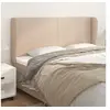Image de Hoofdbord met randen 183x23x118/128cm kunstleer cappuccinokleur3117783