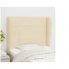 Image de Hoofdbord met randen 83x23x118/128 cm stof cràmekleurig3117935