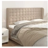 Image de Hoofdbord met randen 163x23x118/128cm kunstleer cappuccinokleur3118057
