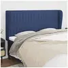 Image de Hoofdbord met randen 163x23x118/128 cm stof blauw3118206