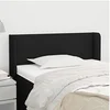 Image de Hoofdbord met randen 93x16x78/88 cm stof zwart3118472