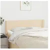 Image de Hoofdbord met randen 147x16x78/88 cm stof cràmekleurig3118491