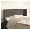 Image de Hoofdbord met randen 83x16x78/88 cm fluweel donkergrijs3118519