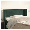 Image de Hoofdbord met randen 93x16x78/88 cm fluweel donkergroen3118527