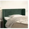 Image de Hoofdbord met randen 103x16x78/88 cm fluweel donkergroen3118533