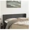 Image de Hoofdbord met randen 147x16x78/88 cm fluweel donkergrijs3118537