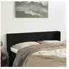 Image de Hoofdbord met randen 147x16x78/88 cm fluweel zwart3118538