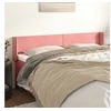 Image de Hoofdbord met randen 163x16x78/88 cm fluweel roze3118547