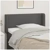 Image de Hoofdbord met randen 83x16x78/88 cm kunstleer grijs3118564