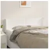 Image de Hoofdbord met randen 147x16x78/88 cm kunstleer wit3118579