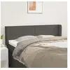 Image de Hoofdbord met randen 147x16x78/88 cm kunstleer grijs3118582