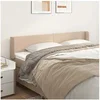 Image de Hoofdbord met randen 163x16x78/88 cm kunstleer cappuccinokleur3118589